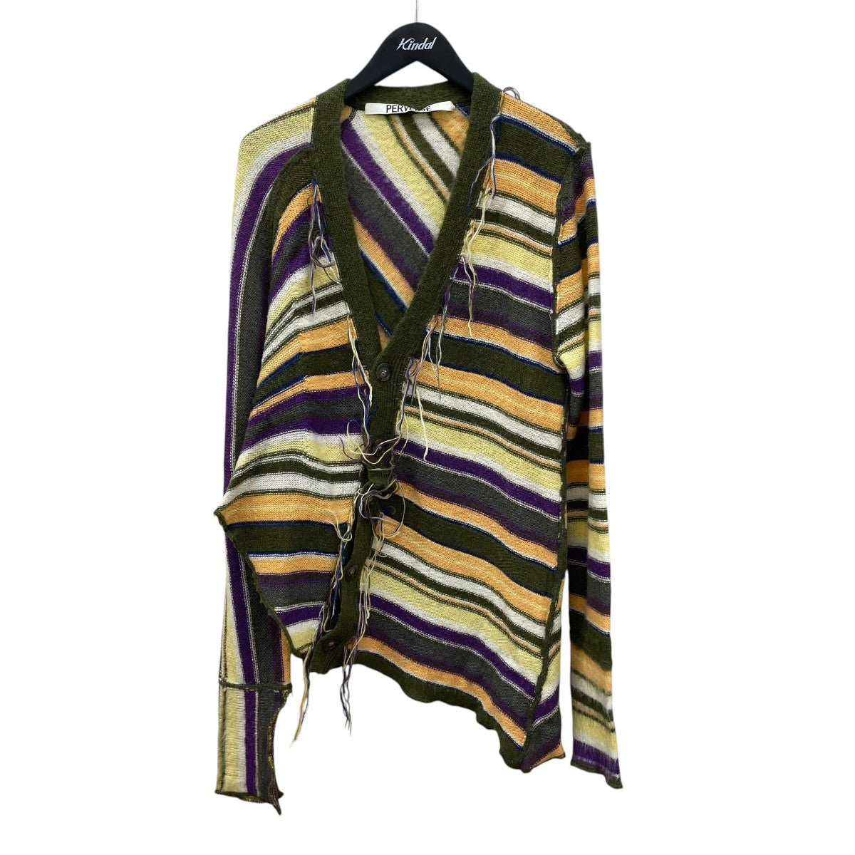 color stripe knit cardiganカーディガン0121030517