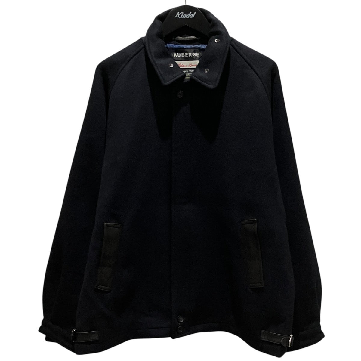 【HILL TOP】レザー切替コート