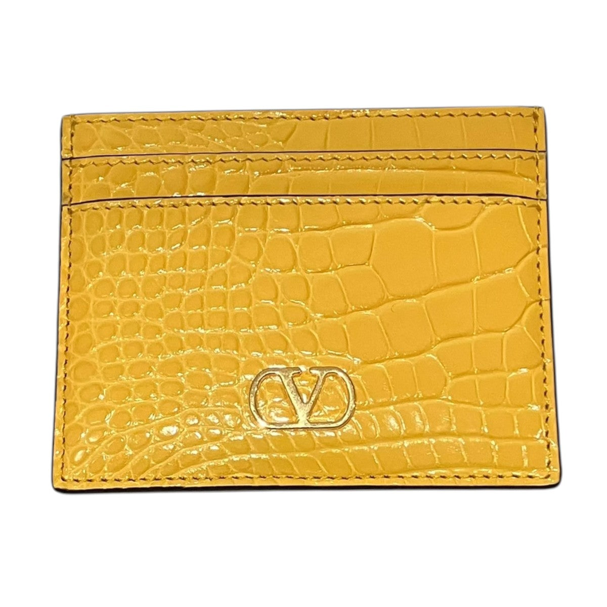 VALENTINO クロコカードケース6W0P0AJ7WEU 古着・中古-2枚目のアイテム画像