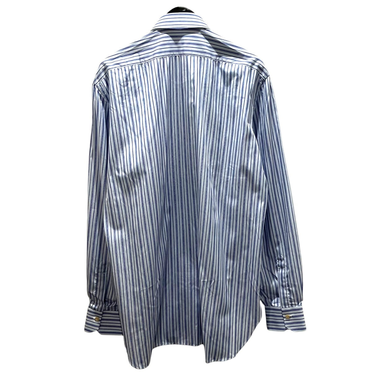 Kiton ストライプシャツ 古着・中古-2枚目のアイテム画像