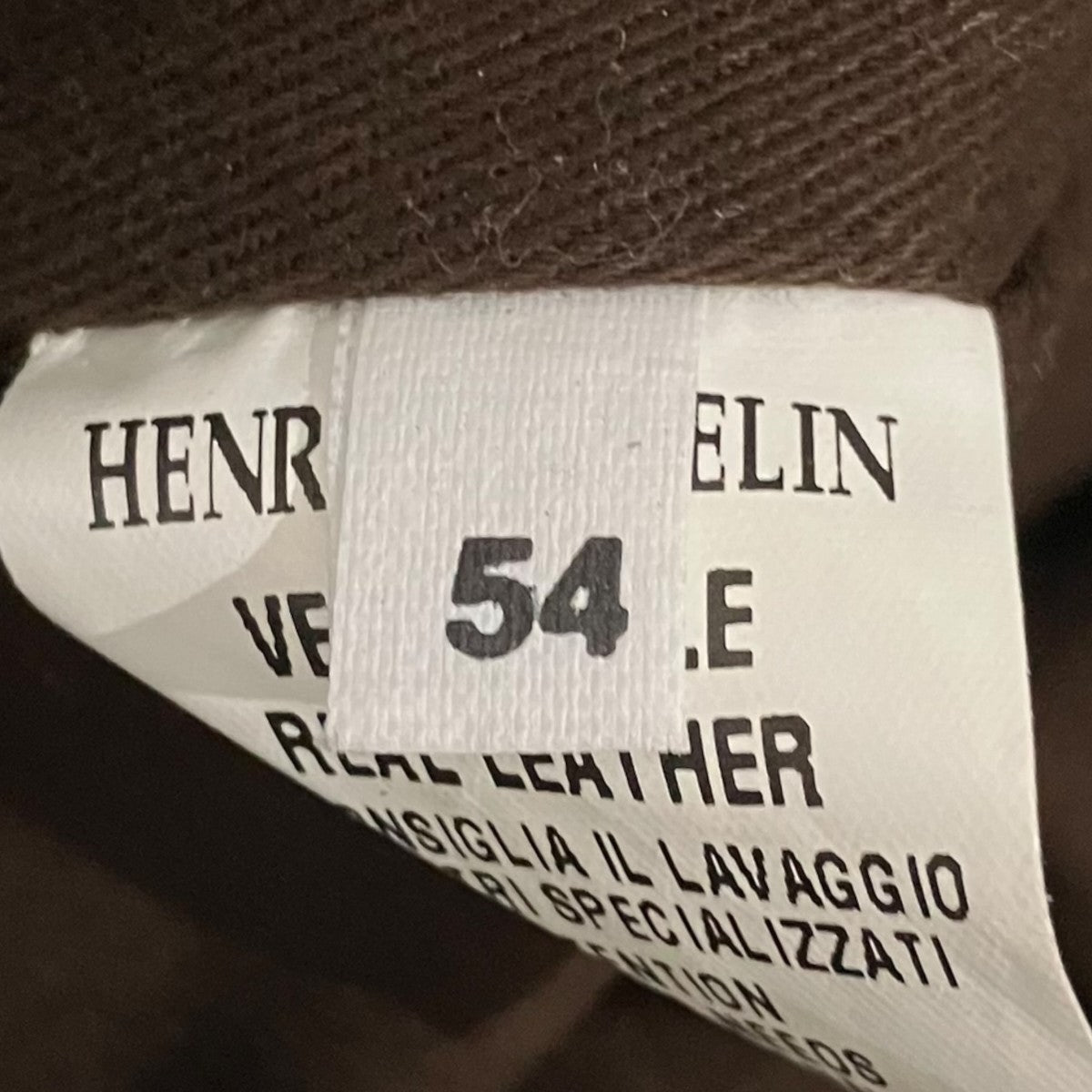 HENRY BEGUELIN レザーテーラードジャケット 古着・中古-6枚目のアイテム画像