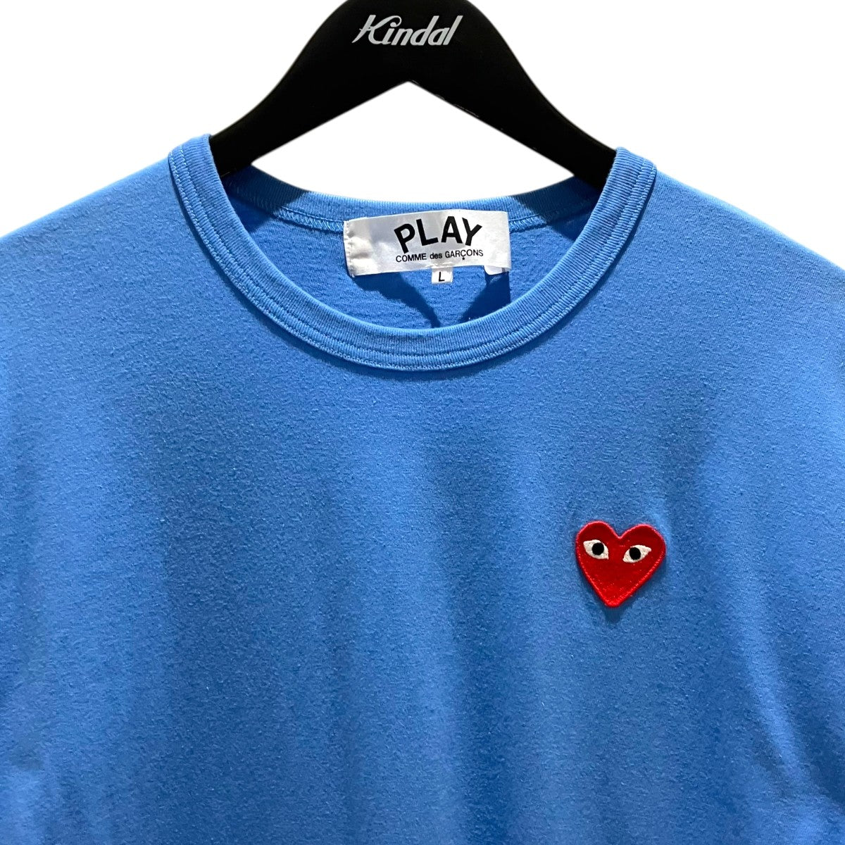 コムデギャルソン トップス プレイ コムデギャルソン 半袖Tシャツ（反転ロゴ×黒ハート