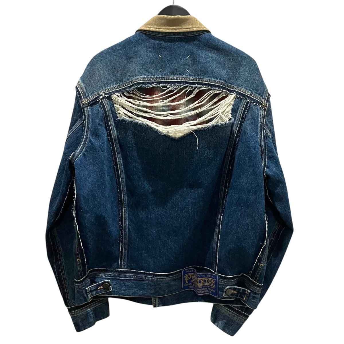 Maison Margiela×PENDLETON ペンドルトンデニムジャケットS67AM0061