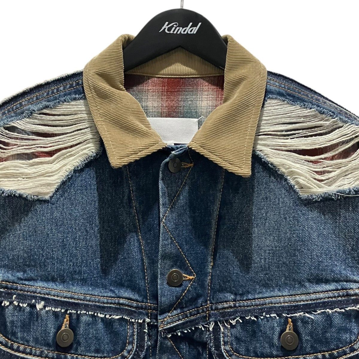 Maison Margiela×PENDLETON ペンドルトンデニムジャケットS67AM0061