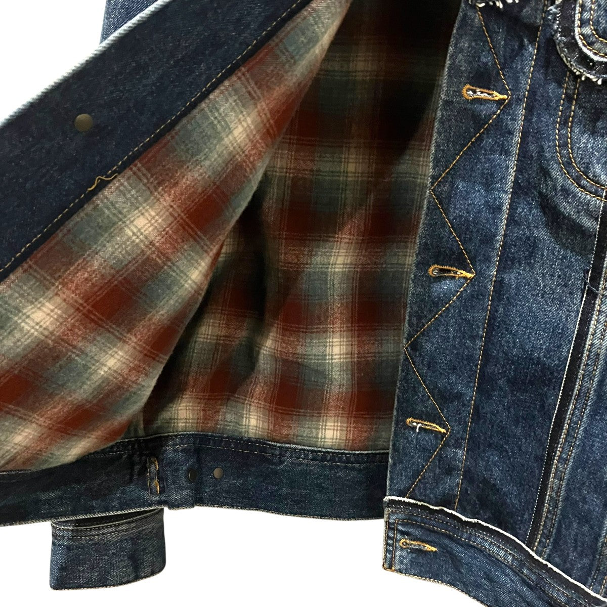 Maison Margiela×PENDLETON ペンドルトンデニムジャケットS67AM0061
