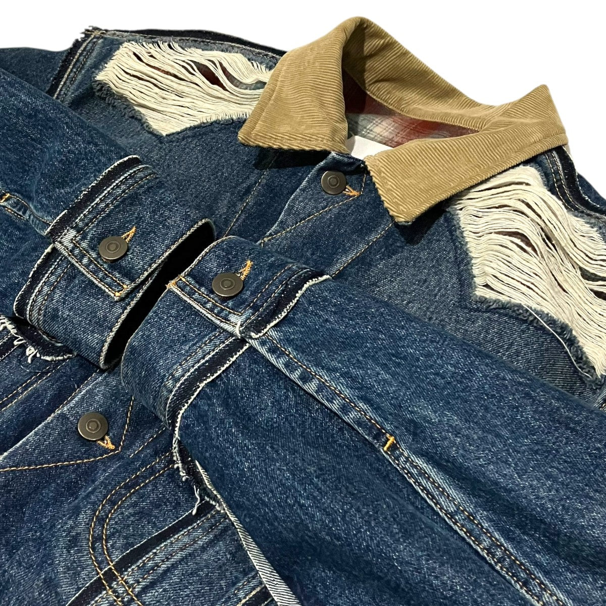 Maison Margiela×PENDLETON ペンドルトンデニムジャケットS67AM0061