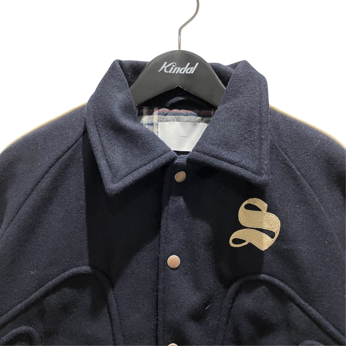 【WOOL MELTON STADIUM JACKET】ウールメルトンスタジアムジャケット2411300203