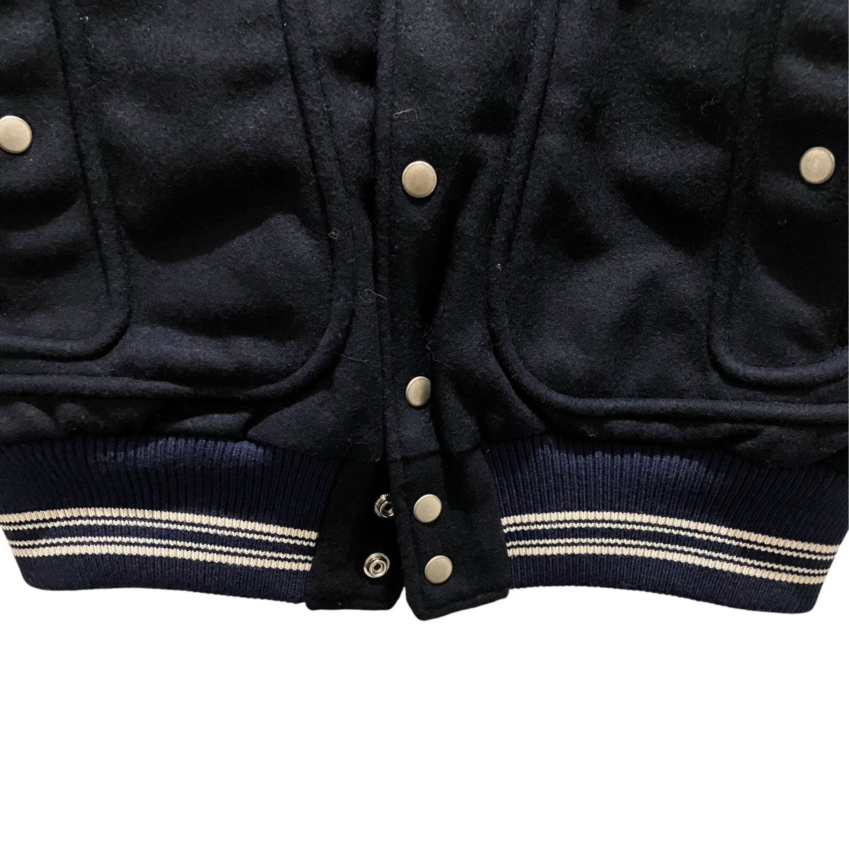 【WOOL MELTON STADIUM JACKET】ウールメルトンスタジアムジャケット2411300203