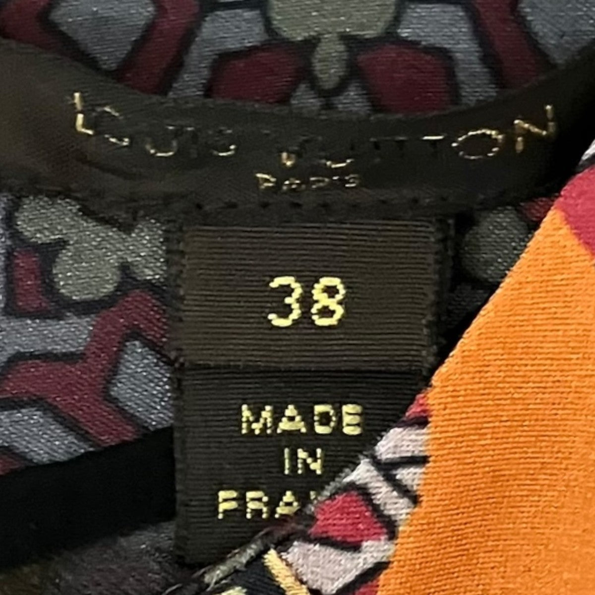 LOUIS VUITTON ペイズリーワンピースRW092A WPDR18CUR 古着・中古-7枚目のアイテム画像