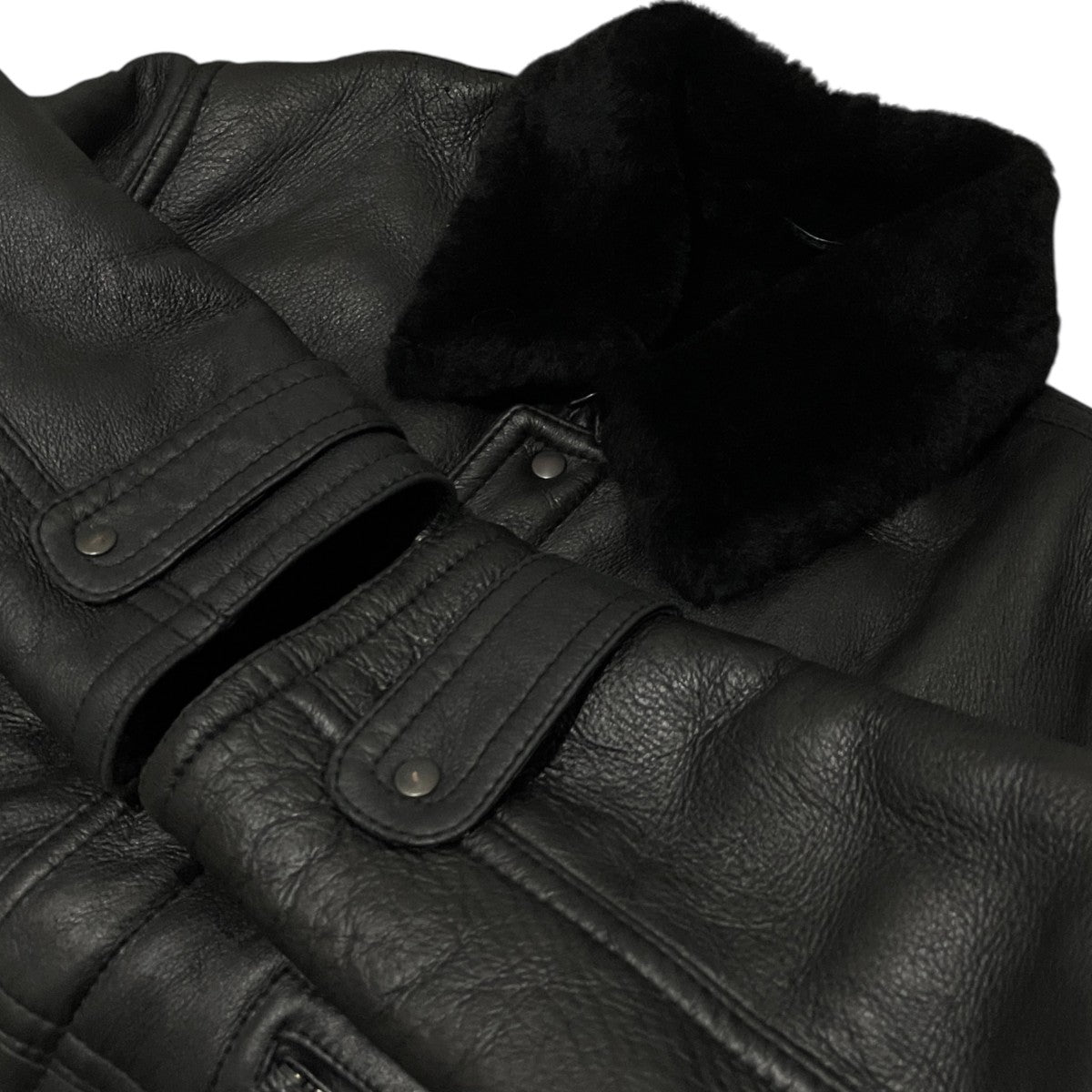 Ermenegildo Zegna ムートンジャケット 古着・中古-5枚目のアイテム画像