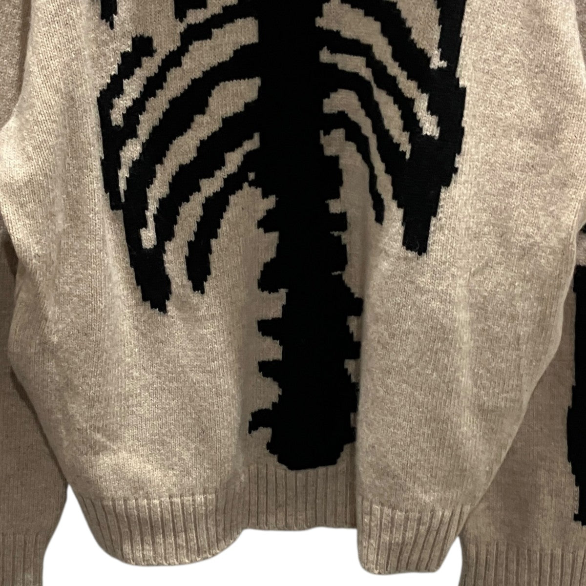【5G BONE HOOD SWEATER】ニットパーカーK241OKN079