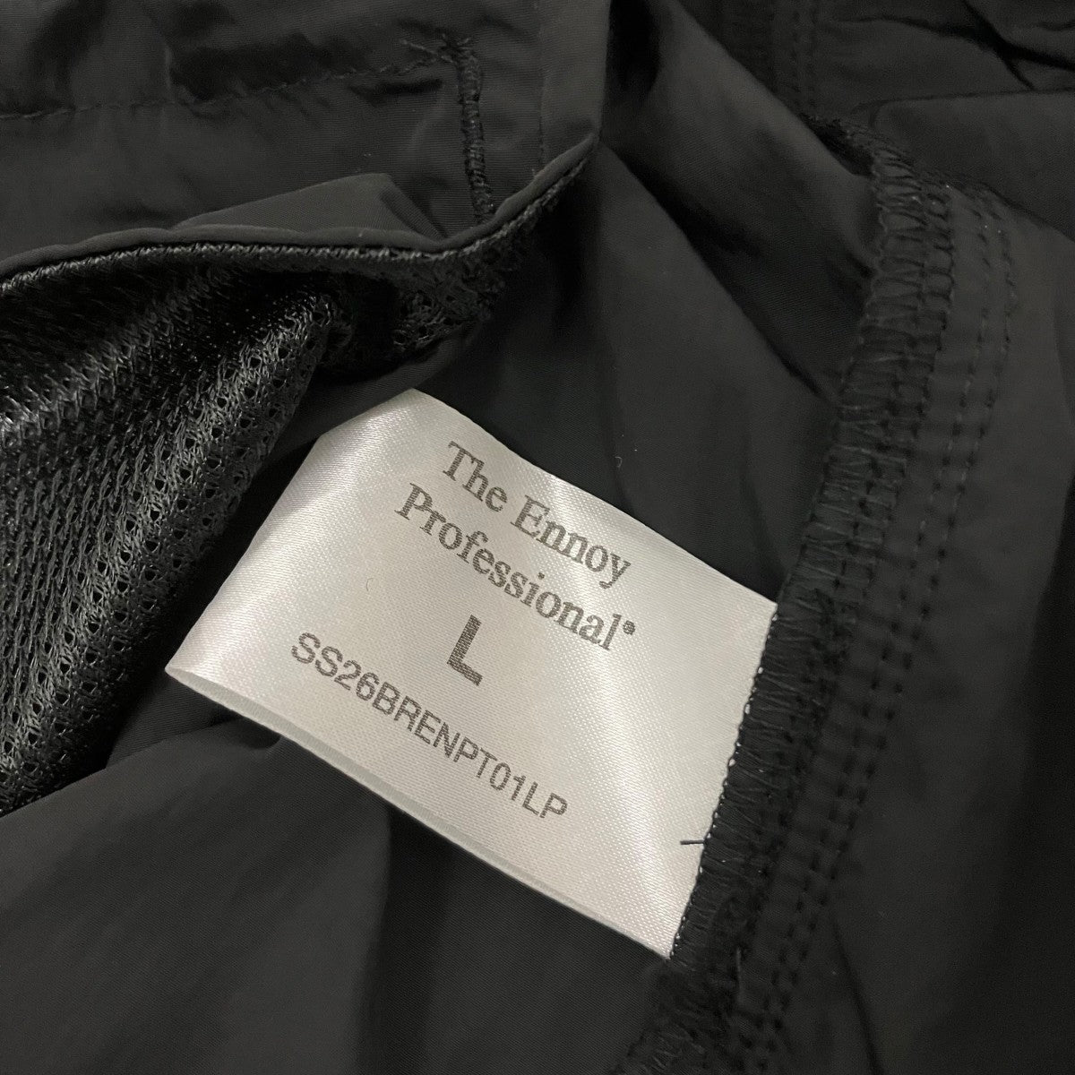 ENNOY(エンノイ) 26SS【Piping Nylon Track Suit Set Up】ナイロン