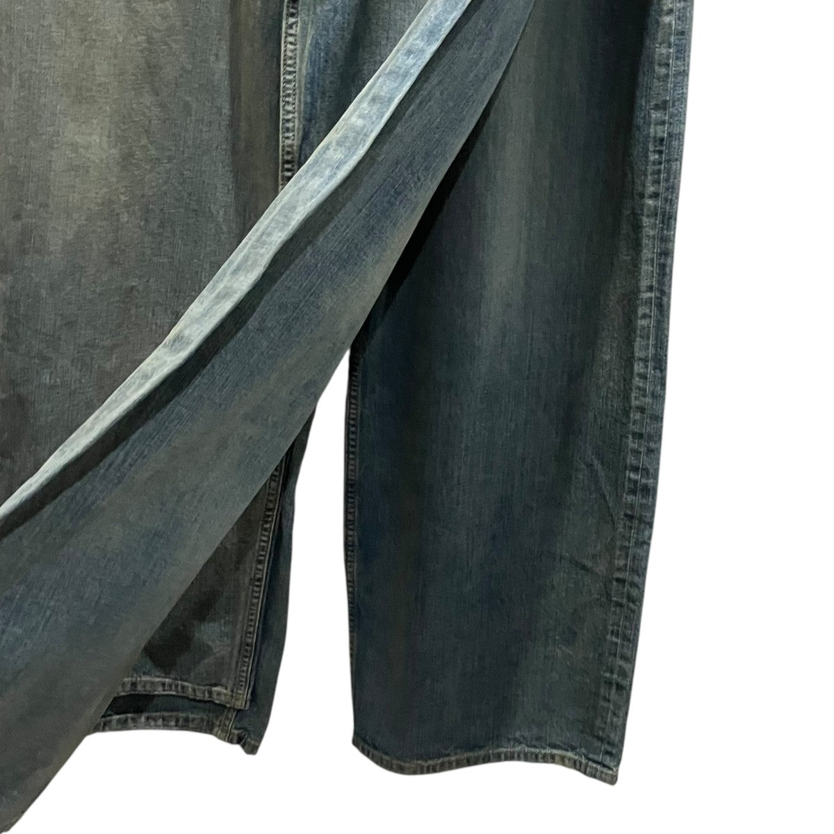 BALENCIAGA 【DOUBLE FRONT WIDE LEG JEANS】デニムパンツ767979 古着・中古-4枚目のアイテム画像