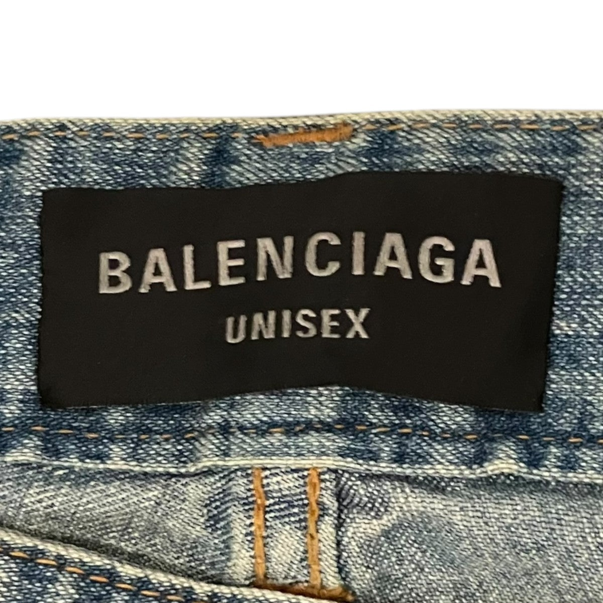 BALENCIAGA 【DOUBLE FRONT WIDE LEG JEANS】デニムパンツ767979 古着・中古-7枚目のアイテム画像