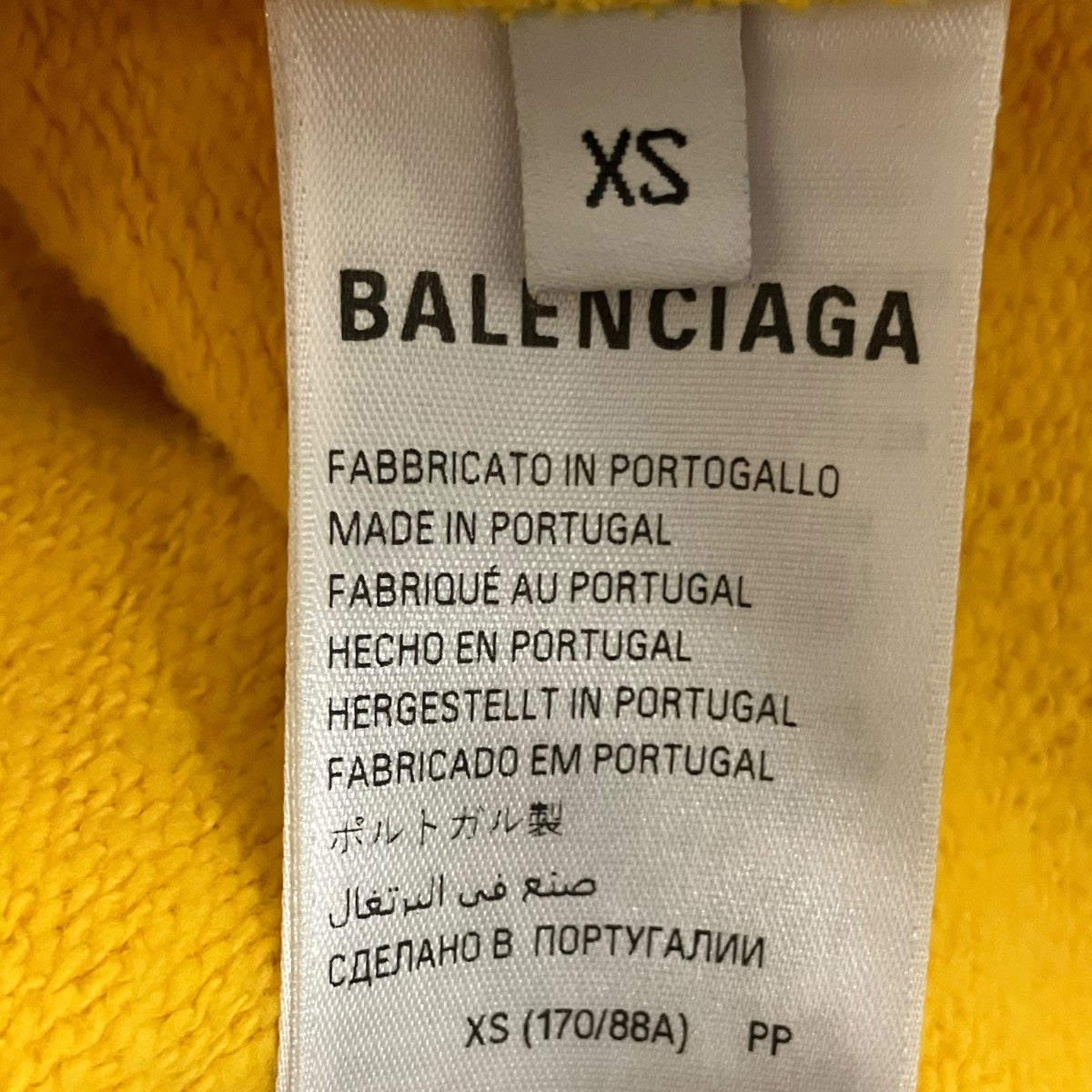 BALENCIAGA schollプルオーバーパーカー826174 古着・中古-6枚目のアイテム画像
