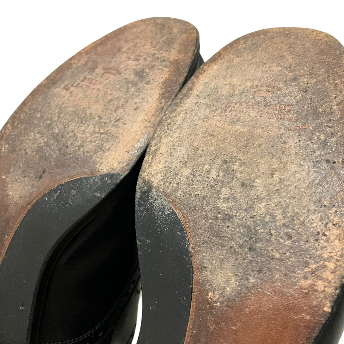 foot the coacher セミブローグレザーシューズ 古着・中古-6枚目のアイテム画像