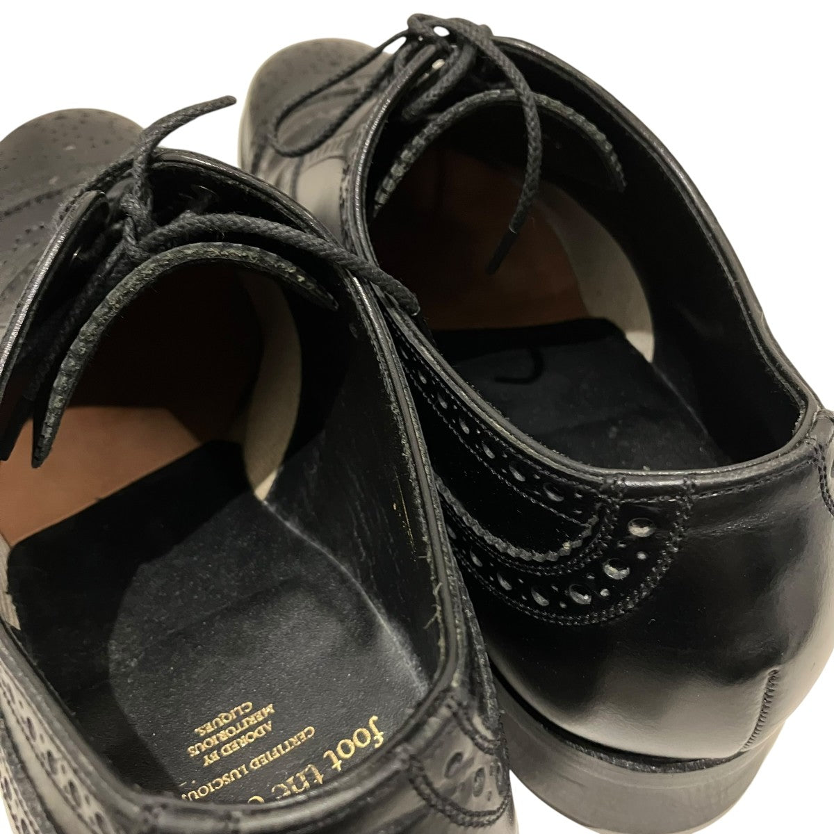 foot the coacher セミブローグレザーシューズ 古着・中古-8枚目のアイテム画像