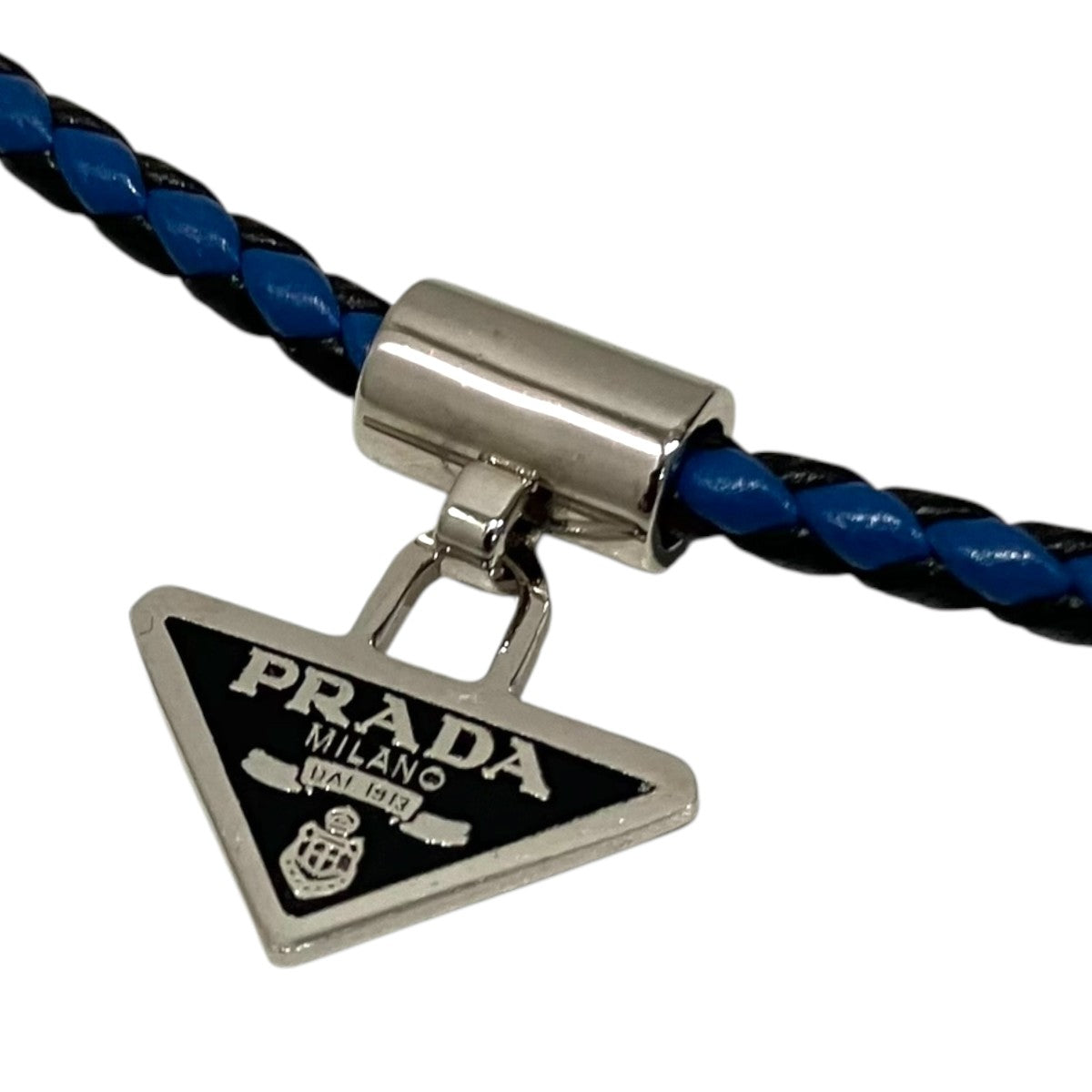 PRADA 【ナッパレザー プレスレット】編み込みレザーブレスレット2IB577 古着・中古-5枚目のアイテム画像