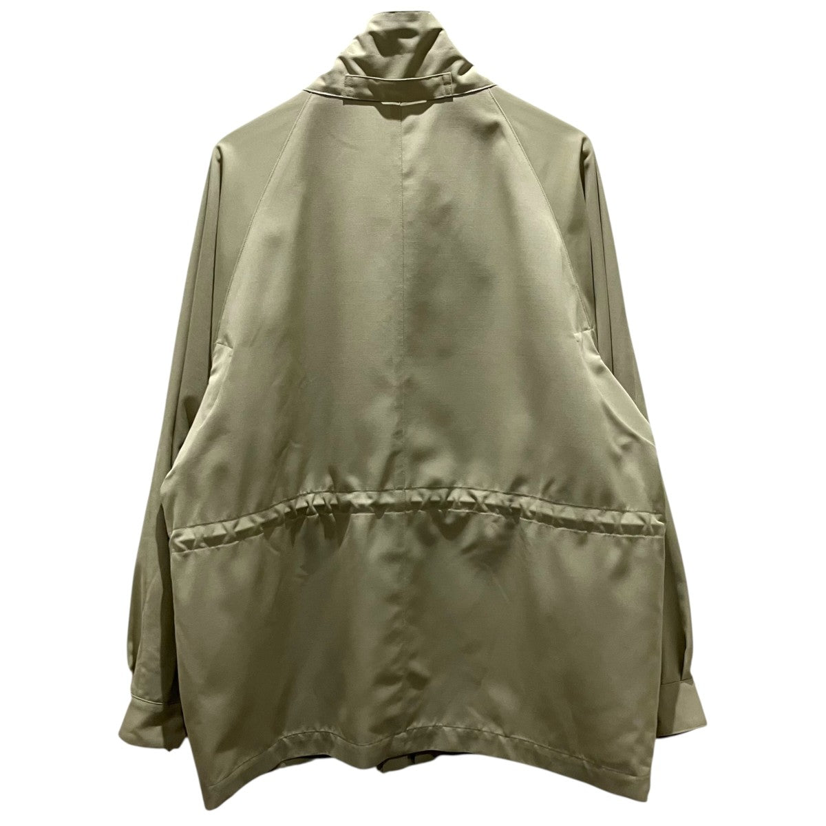 AURALEE 25SS【WOOL MAX CANVAS HIGH NECK ZIP BLOUSON】ジップジャケットA25SB03WC 古着・中古-2枚目のアイテム画像