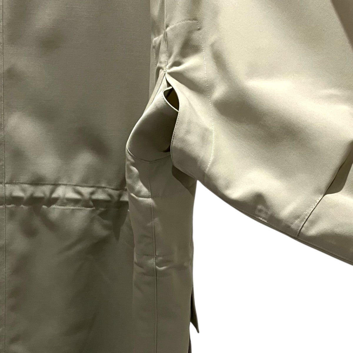 AURALEE 25SS【WOOL MAX CANVAS HIGH NECK ZIP BLOUSON】ジップジャケットA25SB03WC 古着・中古-5枚目のアイテム画像
