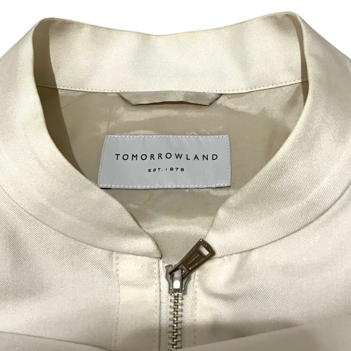 TOMORROW LAND シルクポリエステルMA-1ブルゾン63-08-31-08006 古着・中古-6枚目のアイテム画像