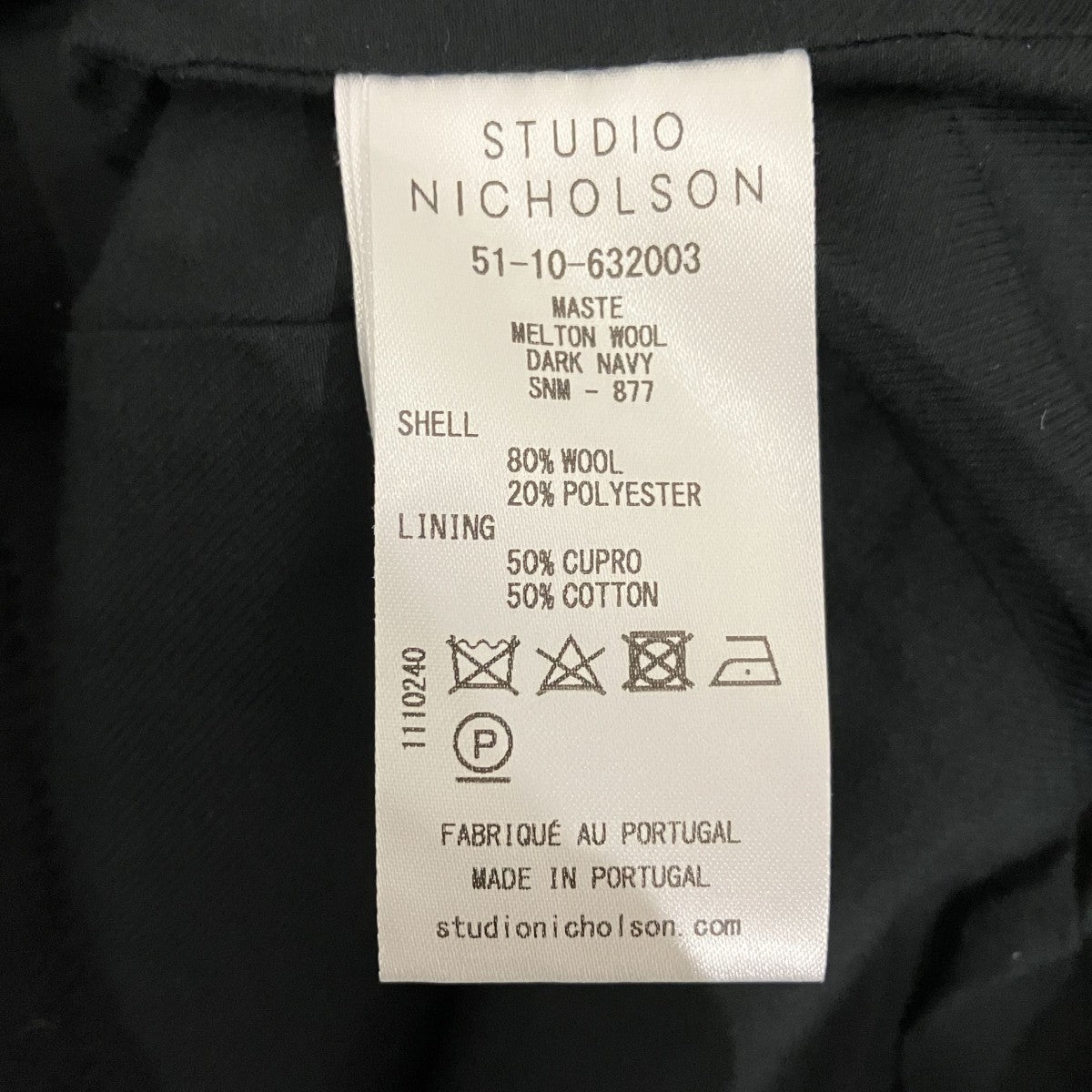 【MELTON WOOL】ウールコート51-10-632003