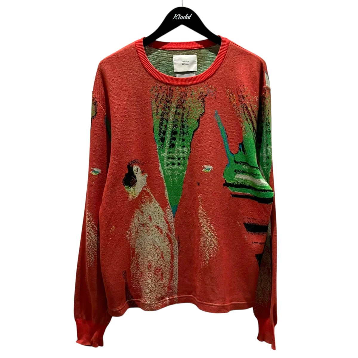 hatra 【Syn Feather Sweater／Penguin】コットンニット 古着・中古-1枚目のアイテム画像