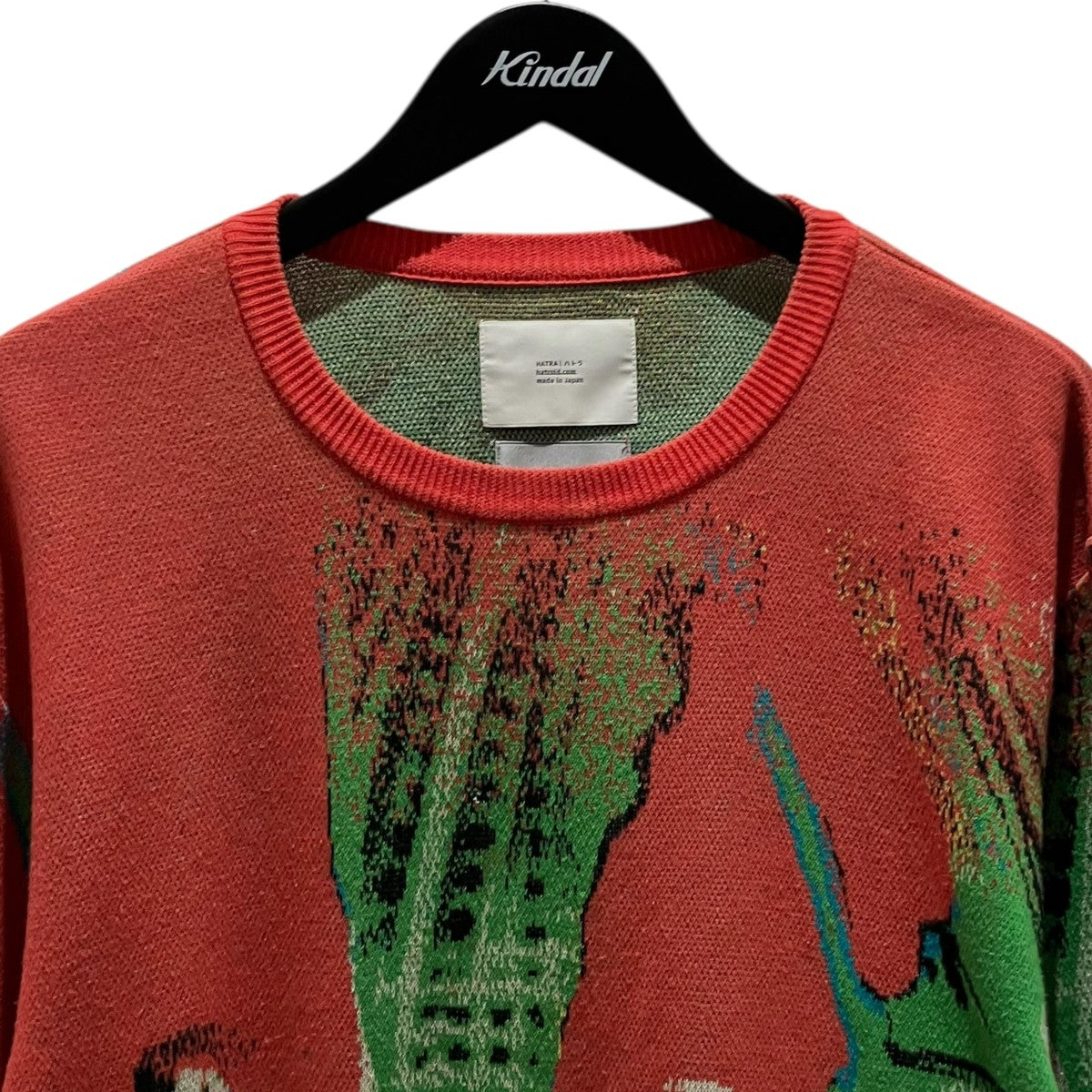 hatra 【Syn Feather Sweater／Penguin】コットンニット 古着・中古-3枚目のアイテム画像