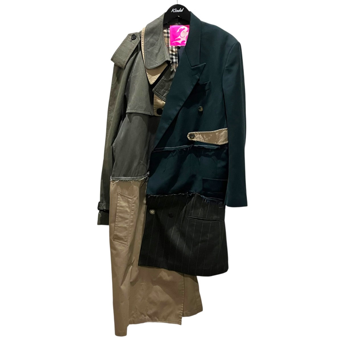 The Elephant ドッキングトレンチコート 古着・中古-1枚目のアイテム画像