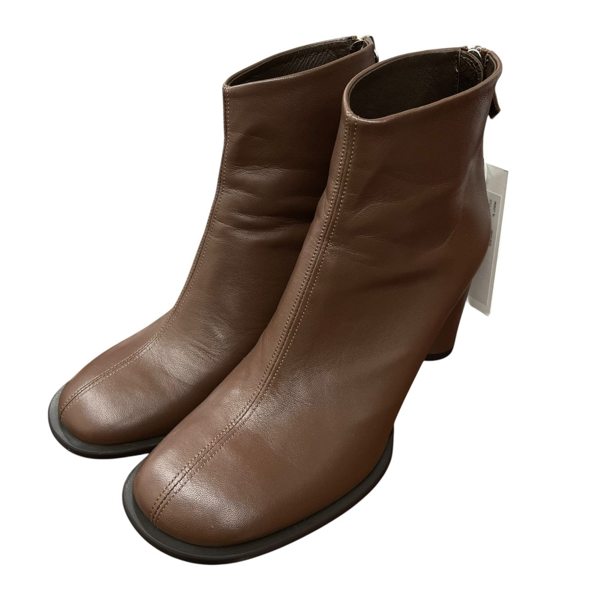 ROUND TOE SHORT BOOTS 24W SHO-#638L