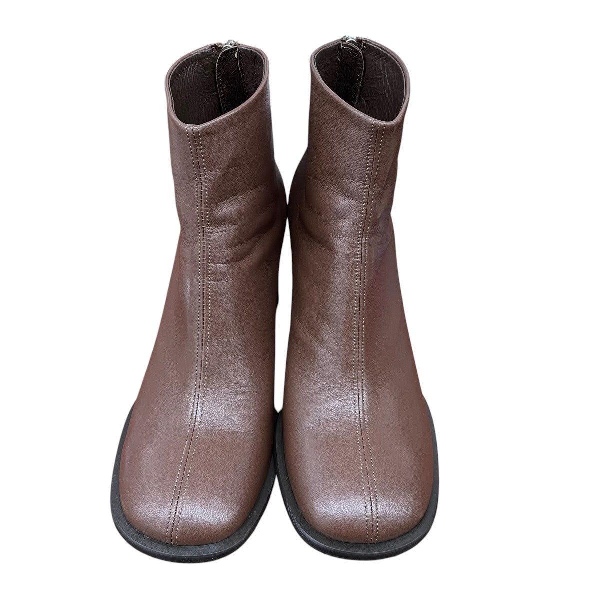 ROUND TOE SHORT BOOTS 24W SHO-#638L