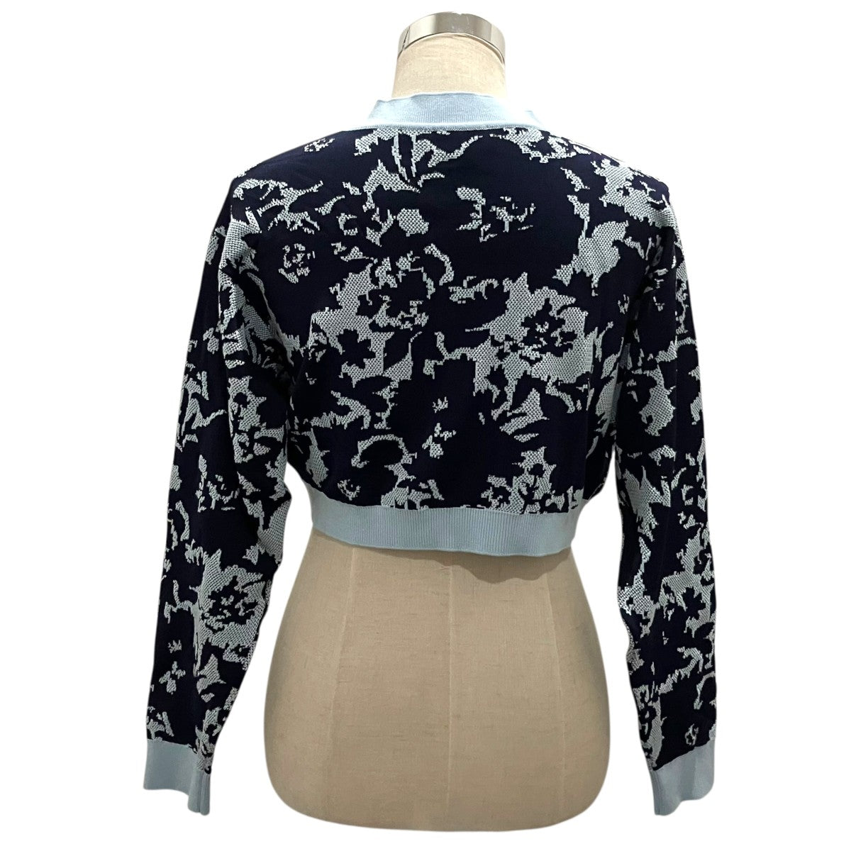 KENZO 【’FLOWER CAMO’ Cropped Cardigan】カモ柄カーディガンFE52CA4553CG 古着・中古-2枚目のアイテム画像