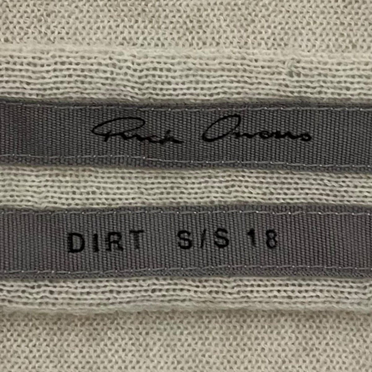 RICK OWENS ロングカットソーRP18S8634-M 古着・中古-7枚目のアイテム画像