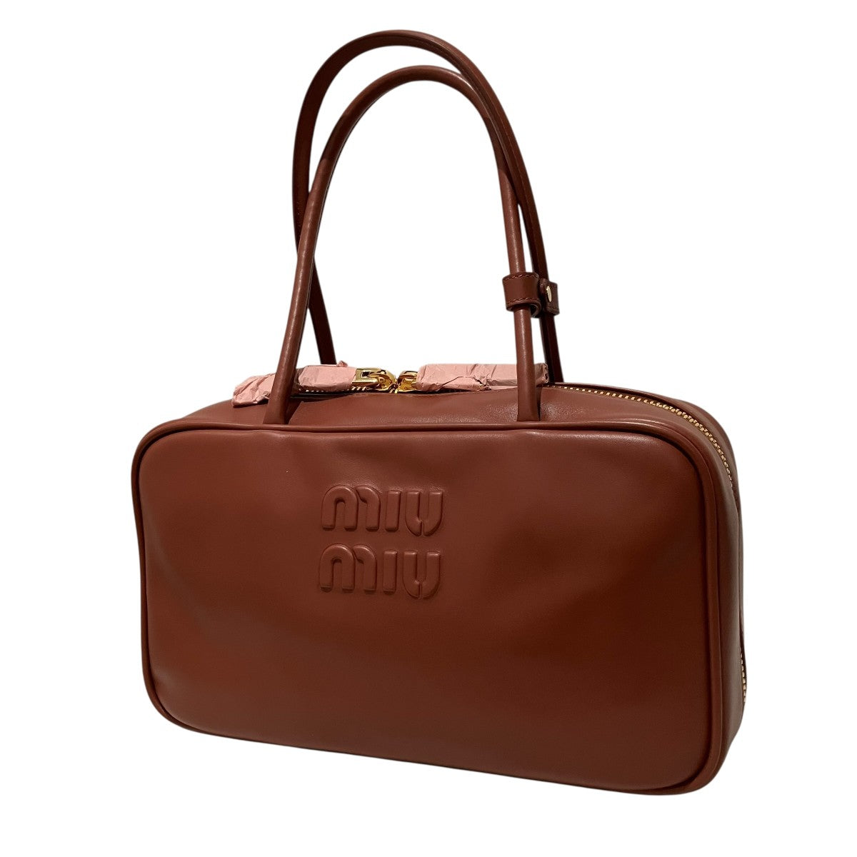 MIU MIU ボストンバッグ5BB172 古着・中古-1枚目のアイテム画像