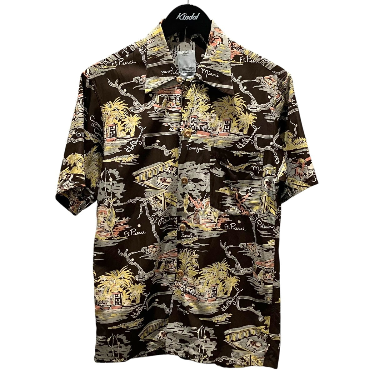 VISVIM 【DUKE SHIRT SUNSHINE S／S】アロハシャツ0115105011013 古着・中古-1枚目のアイテム画像