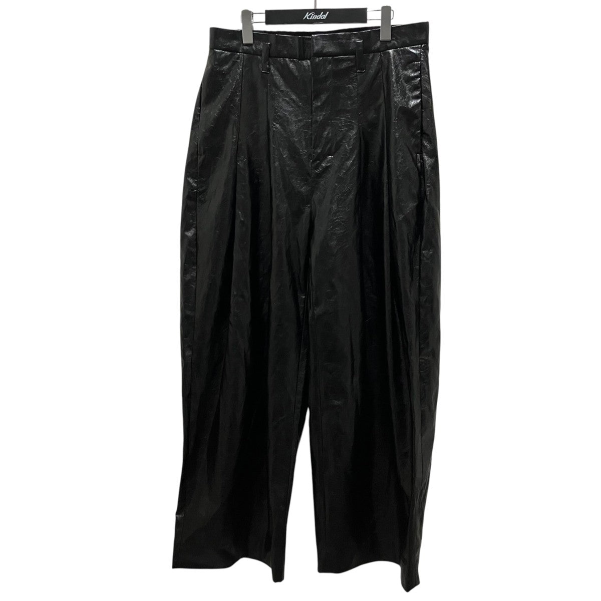 SHINYA KOZUKA フェイクレザーパンツ2402SK136 古着・中古-1枚目のアイテム画像