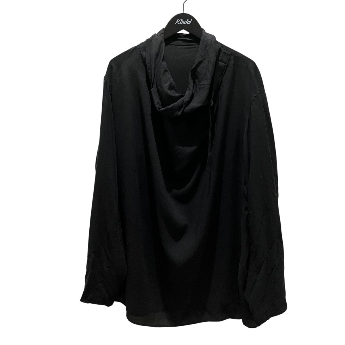 Yohji Yamamoto pour homme 【CELLLOSEL AWN DRAPE PULLOVER BLOUSE】ドレーププルオーバーブラウスHM-B03-200 古着・中古-1枚目のアイテム画像