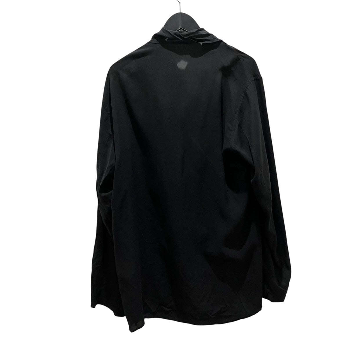 Yohji Yamamoto pour homme 【CELLLOSEL AWN DRAPE PULLOVER BLOUSE】ドレーププルオーバーブラウスHM-B03-200 古着・中古-2枚目のアイテム画像
