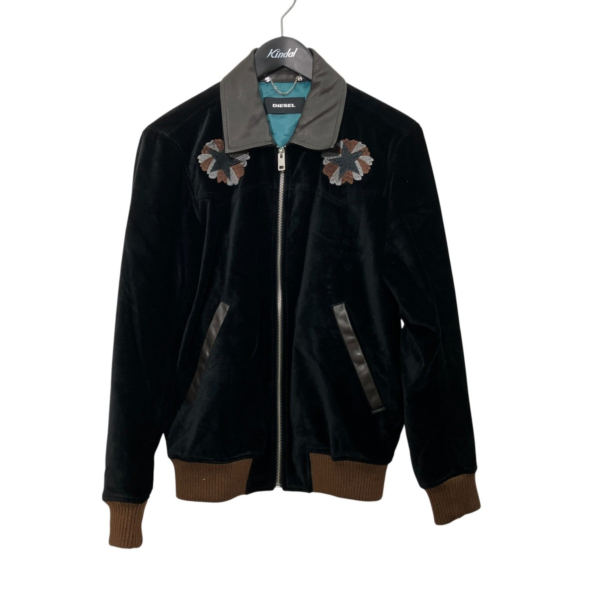 DIESEL ベロアボンバージャケット 古着・中古-1枚目のアイテム画像