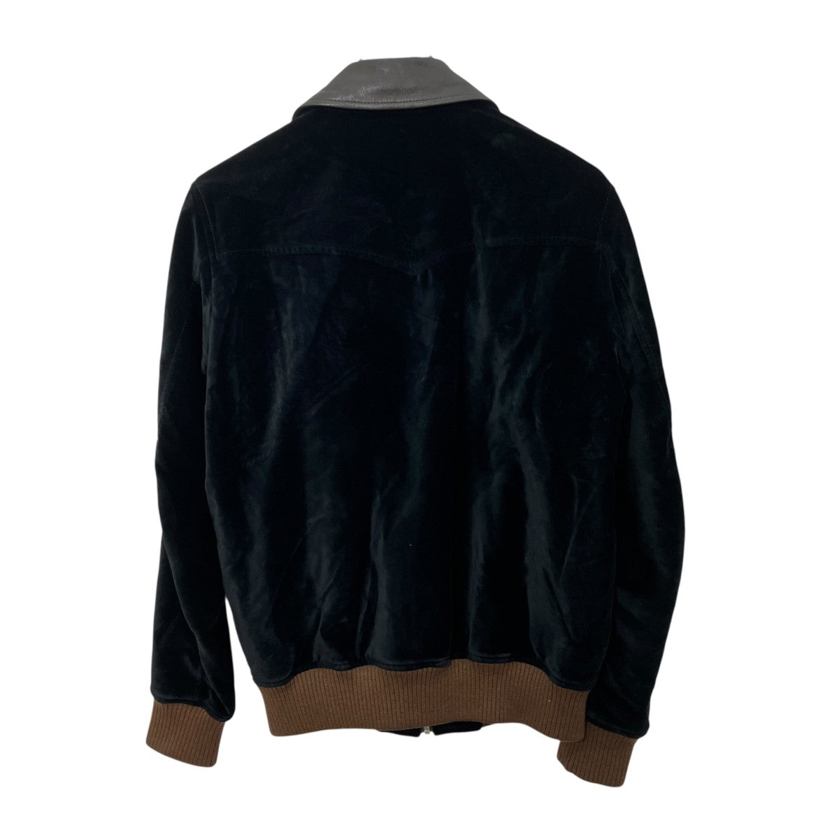 DIESEL ベロアボンバージャケット 古着・中古-2枚目のアイテム画像