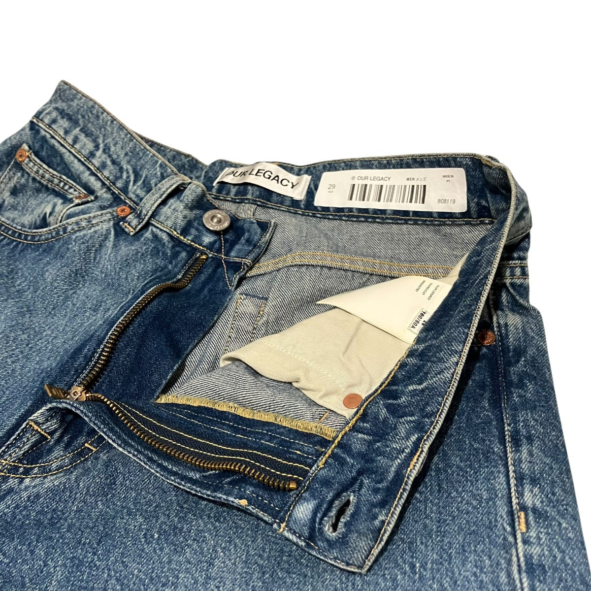 OUR LEGACY デニムパンツM4225TBT 古着・中古-5枚目のアイテム画像