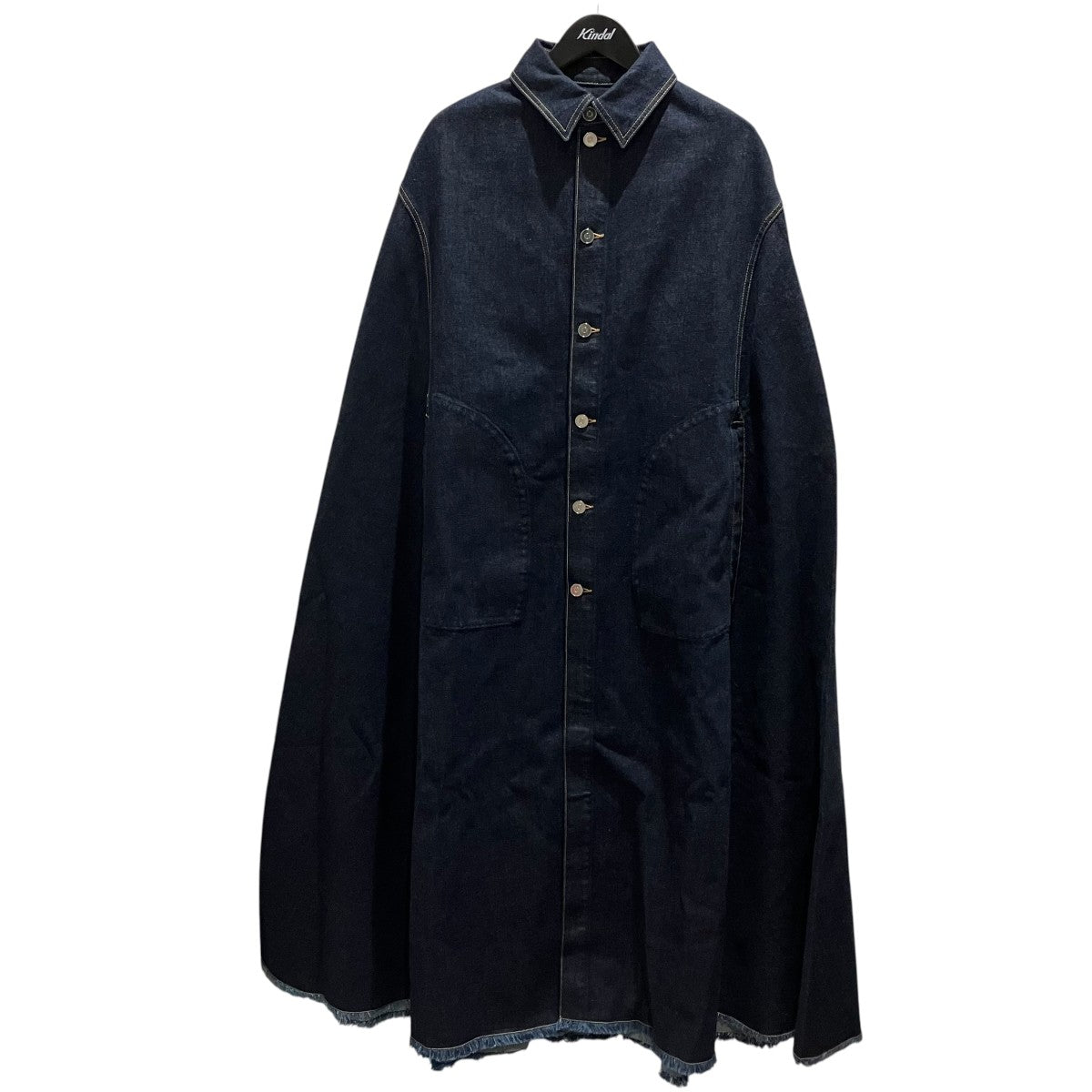 ALAIA デニムケープAA9M02953T537 古着・中古-1枚目のアイテム画像