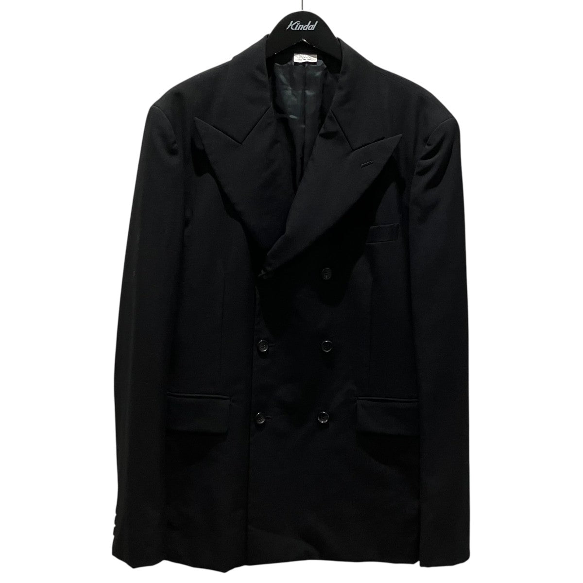 COMME des GARCONS HOMME PLUS 21SSウールギャバダブルテーラードジャケットPG-J066 古着・中古-1枚目のアイテム画像