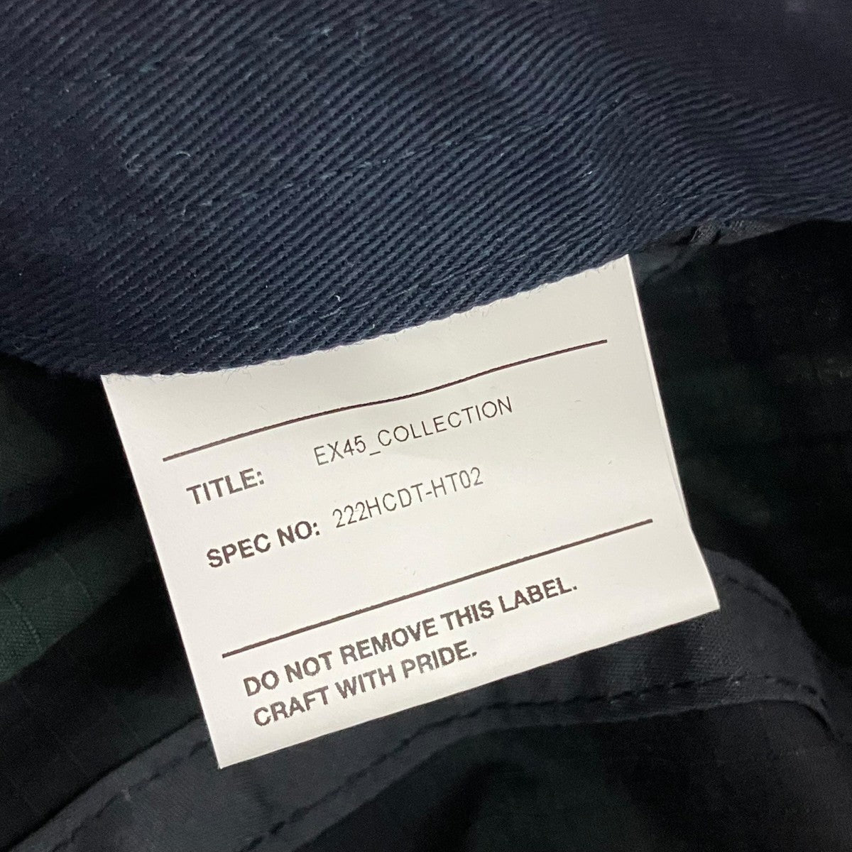 WTAPS キャップ222HCDT-HT02 古着・中古-5枚目のアイテム画像