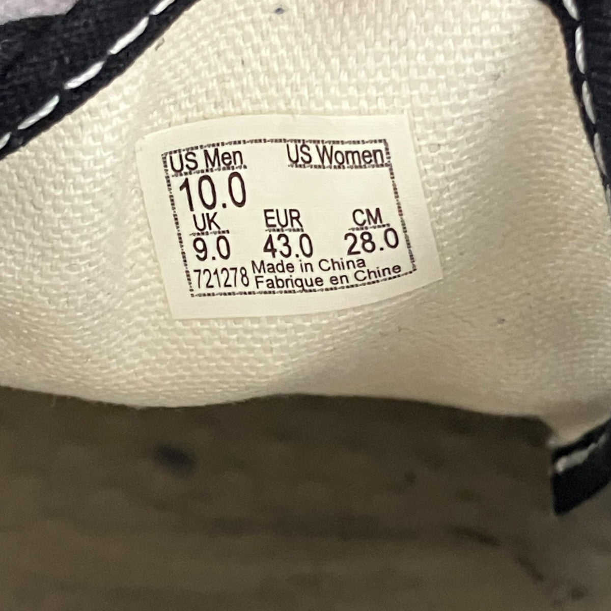 VANS×WACKO MARIA ローカットスニーカー721278 古着・中古-10枚目のアイテム画像