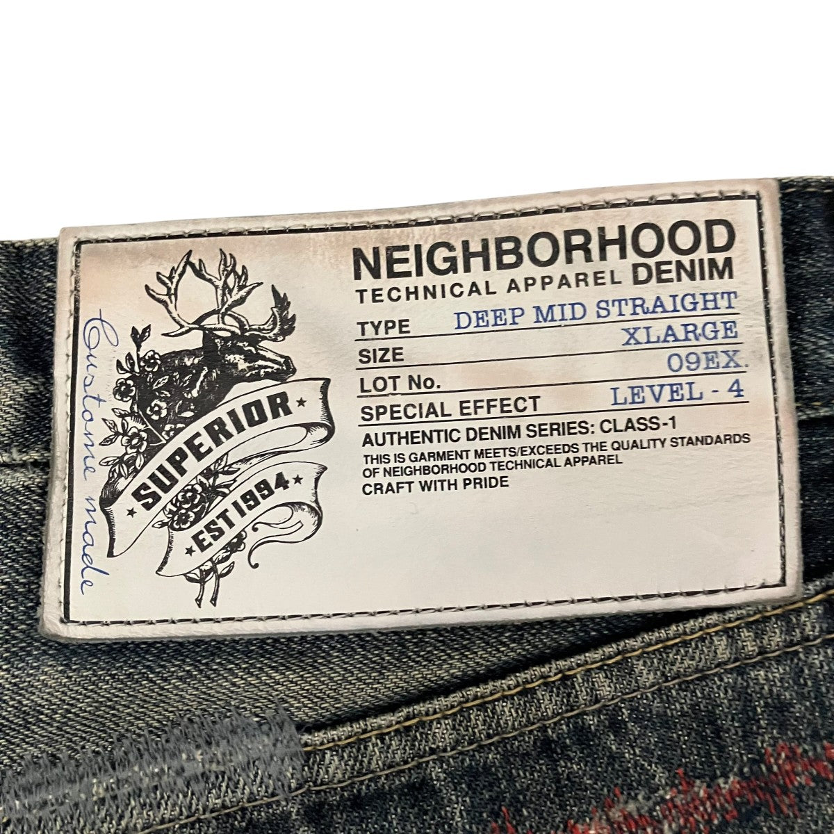 NEIGHBORHOOD デニムパンツ09EX 古着・中古-6枚目のアイテム画像