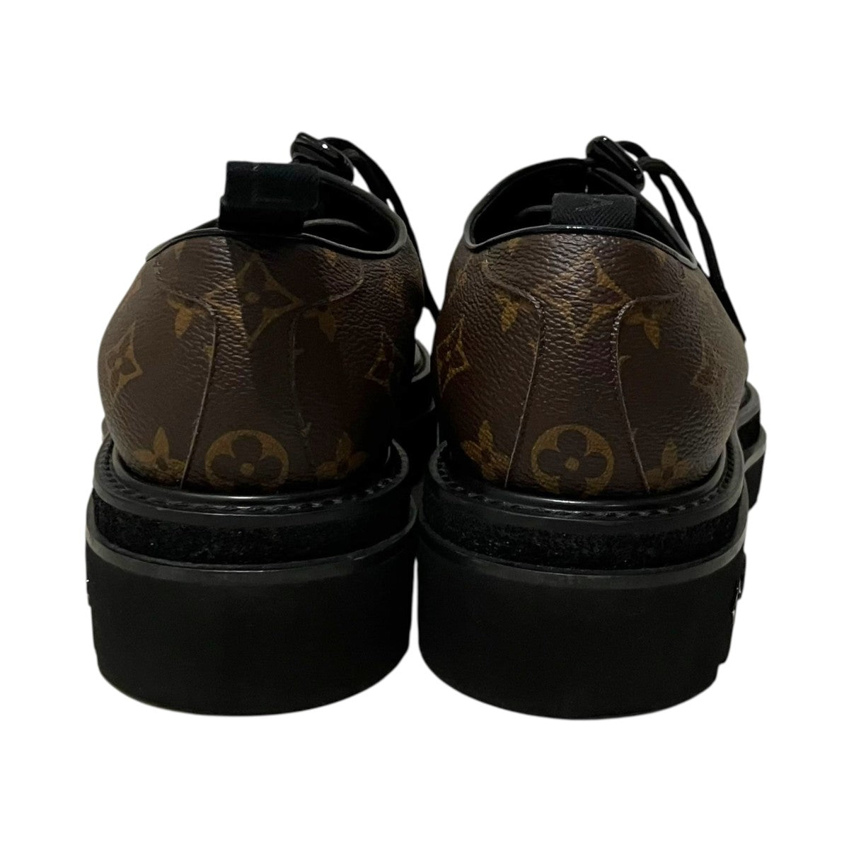 LOUIS VUITTON 【LVブラックアイスライン】モノグラムレザーシューズ1A8JE2 古着・中古-3枚目のアイテム画像