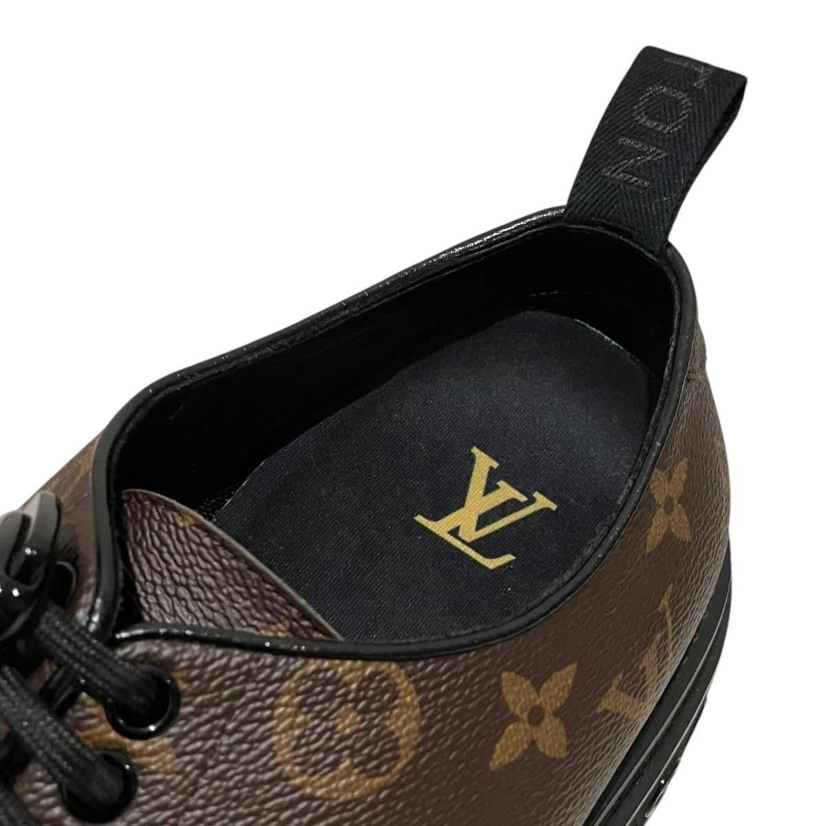 LOUIS VUITTON 【LVブラックアイスライン】モノグラムレザーシューズ1A8JE2 古着・中古-8枚目のアイテム画像