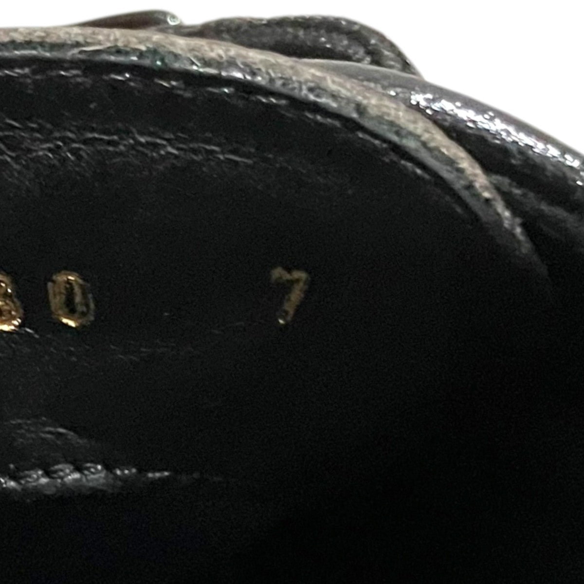 LOUIS VUITTON 【LVブラックアイスライン】モノグラムレザーシューズ1A8JE2 古着・中古-9枚目のアイテム画像