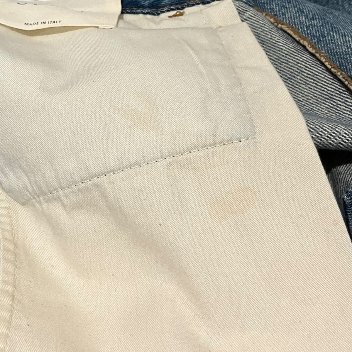 GUCCI 刺繍デニムパンツ452544 古着・中古-6枚目のアイテム画像